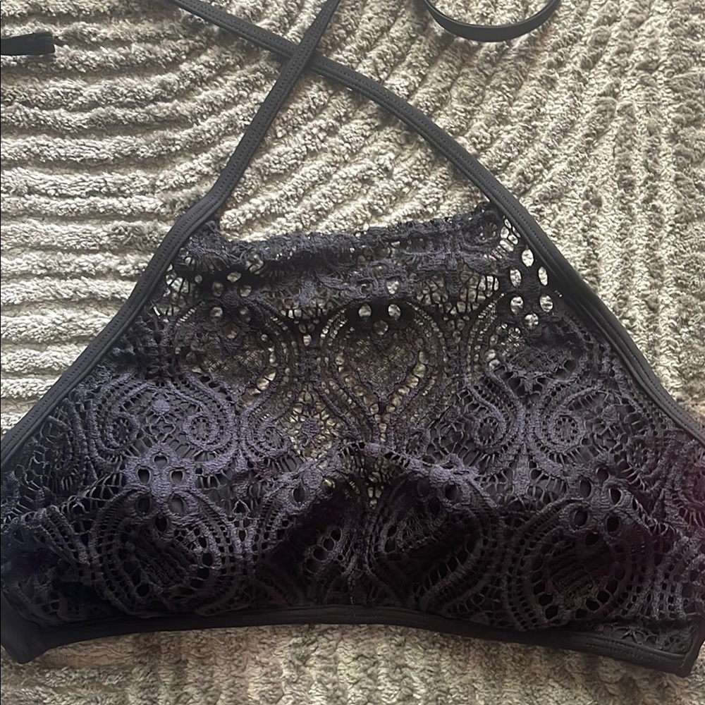 Xhilaration Black Lace Bandeau‎ Intimates